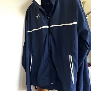 Under Armour Blue and White Jacket